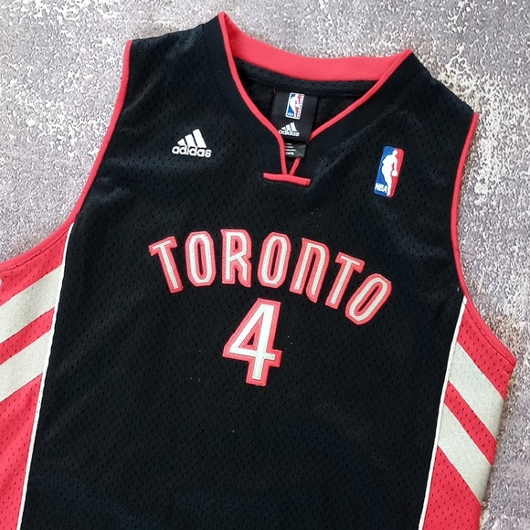 Adidas Toronto Raptors Chris Bosh NBA Game Jersey Youth L 14\16 +2