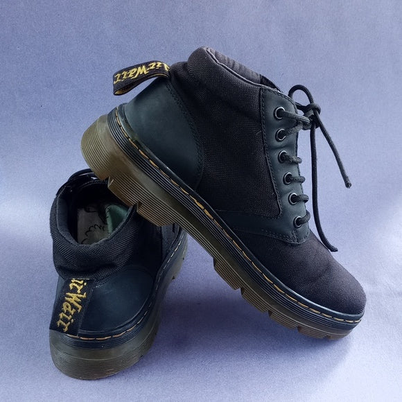 Dr. Martens Bonny Poly Casual Boots in Black Extra Tough Nylon+Rubbery