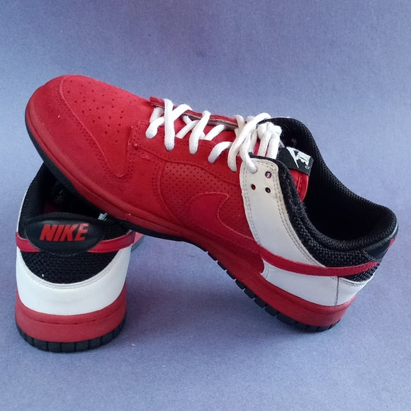 RARE 2008 Nike Dunk Low Shoe 310569-661 Varsity Red