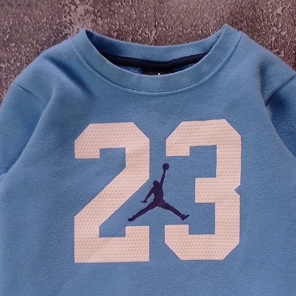 Jordan Kids Sky Blue Sweatshirt with '23' Design