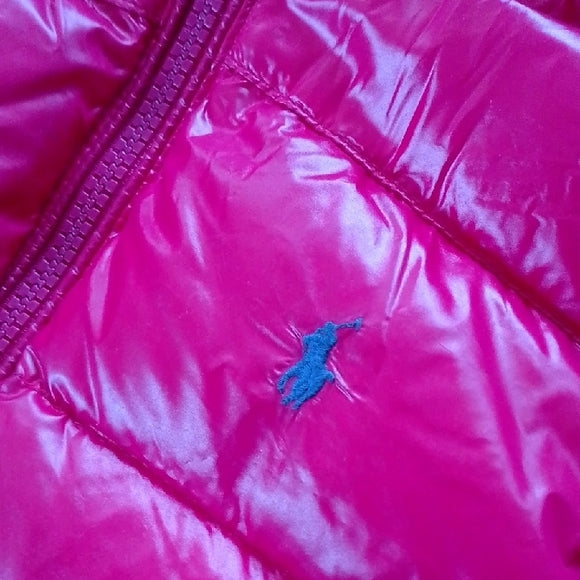 POLO BY RALPH LAUREN RED DOWN PUFFER JACKET KIDS