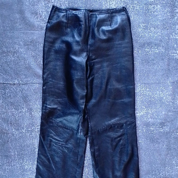 Vintage DANIER Black Leather Pants