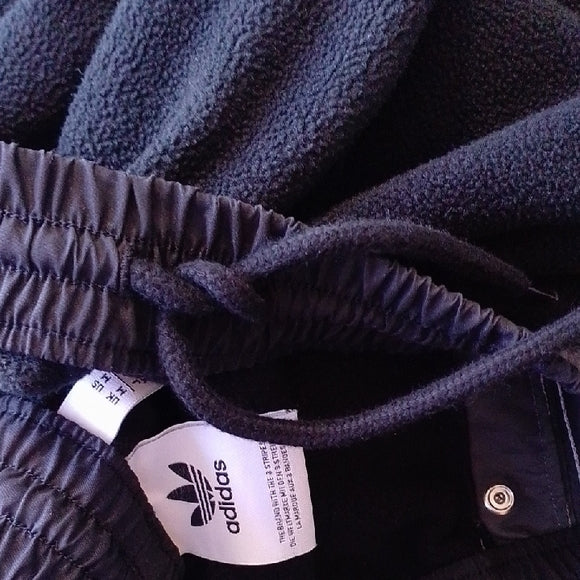 Vintage Style Adidas Classic Black and Blue Joggers