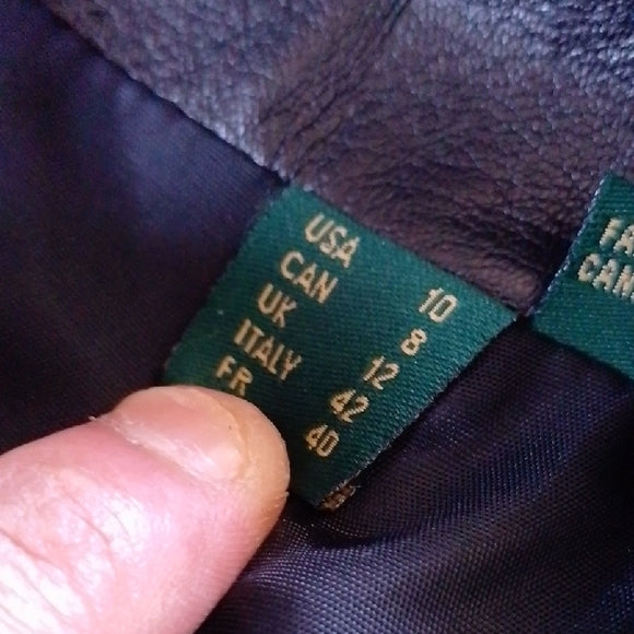 Vintage DANIER Black Leather Pants