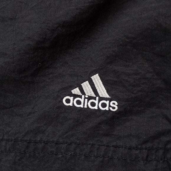 Vintage 90s Adidas Blue Black Essential Shorts Pockets