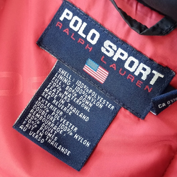 Vintage 90s Polo Sport Ralph Lauren Down Puffer Jacket