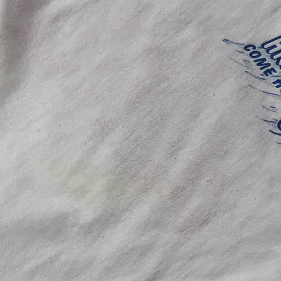 Vintage 1997 HR. Breton Come Home Year Shop & Light House Single Stitch T-Shirt