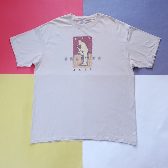 Vintage 1997 New Orleans Jazz Graphic T-Shirt