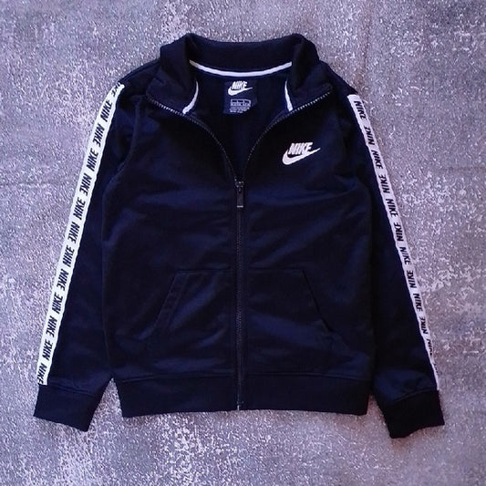 Nike Kids Black Full-Zip Hoodie