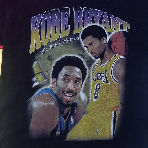 Kobe Bryant The Black Mamba Rap Style T-Shirt UNISEX