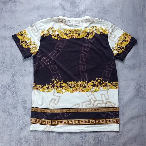 Versace Graphic Print Rapper Style T-Shirt
