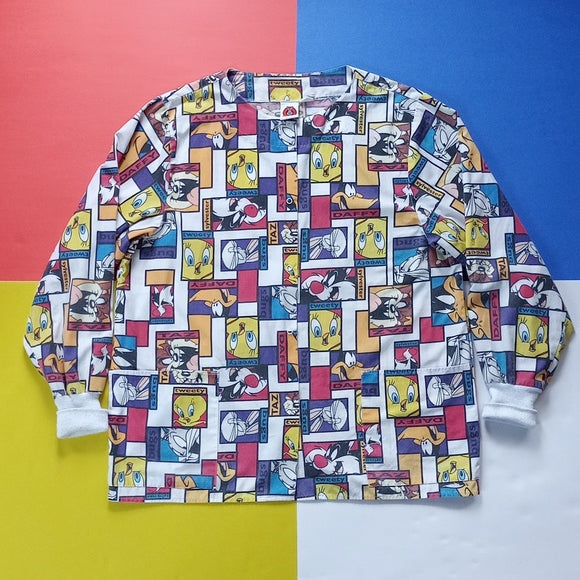 Vintage 1998 Looney Tunes Button Up Shirt unisex