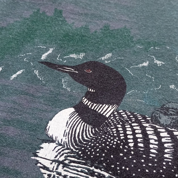 Vintage 90s Loons Bon Echo Mazinaw Lake Single Stitch T-Shirt UNISEX