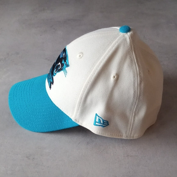 New Era Carolina Panthers NFL22 Sideline 39Thirty White/ Blue Flexfit Hat