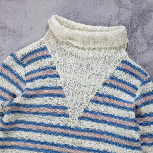 Vintage Striped Turtle Neck Sweater GLENAYA KITTENS