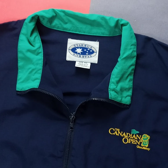Vintage 90s The Canadian Open Golf The Abbey Windbreaker Jacket Unisex