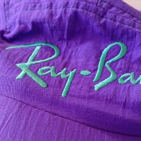 Vintage 80-90s Ray-Ban Vibrant Purple Hat UNISEX