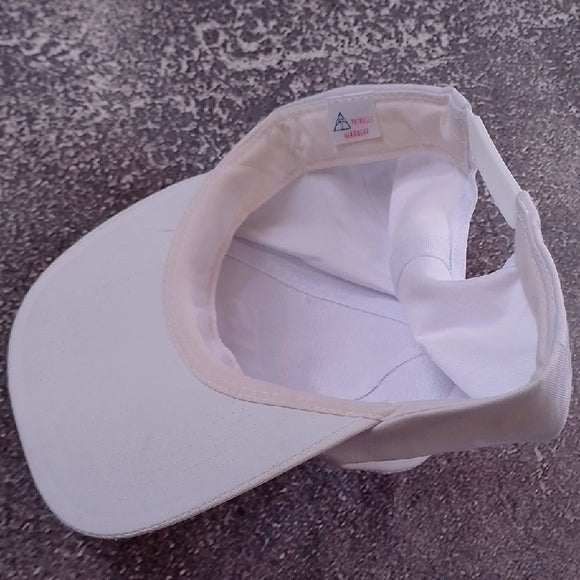 Vintage 90s The Sports Authority White Cap Snap Back