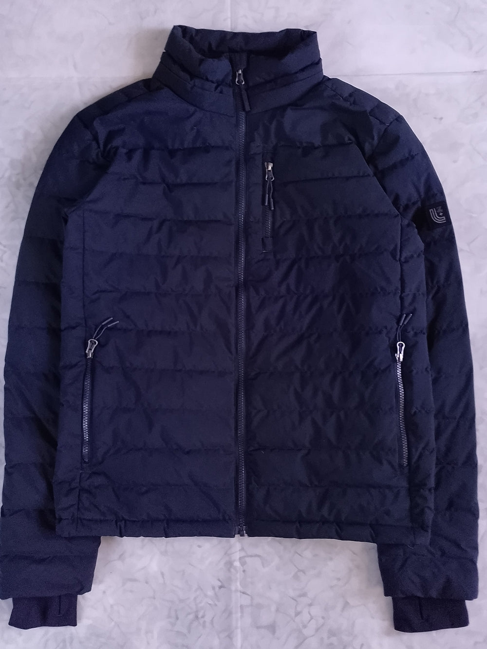 LOLE Quilted Puffer Down Jacket BLACK