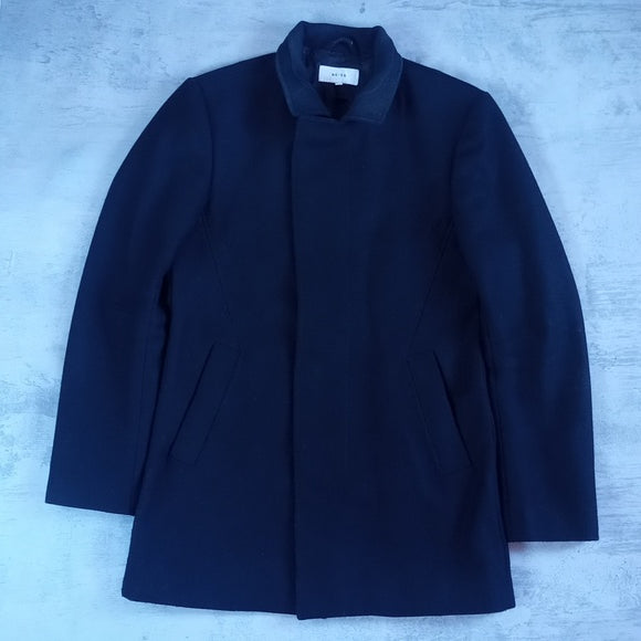 REISS WOOL JACKET BUTTON UP RN114836 14.8.026.20