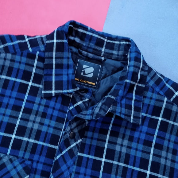 BC Clothing Lumberjack Plaid Button-Up Woodsmen Jacket
