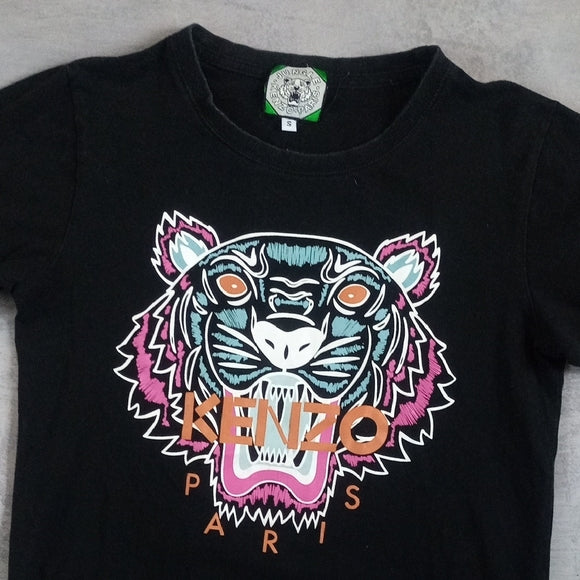 Kenzo Black Tiger Graphic T-Shirt