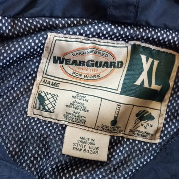 Vintage CN RAIL DANGEROUS GOODS TEAM Winter Thinsulate Jacket