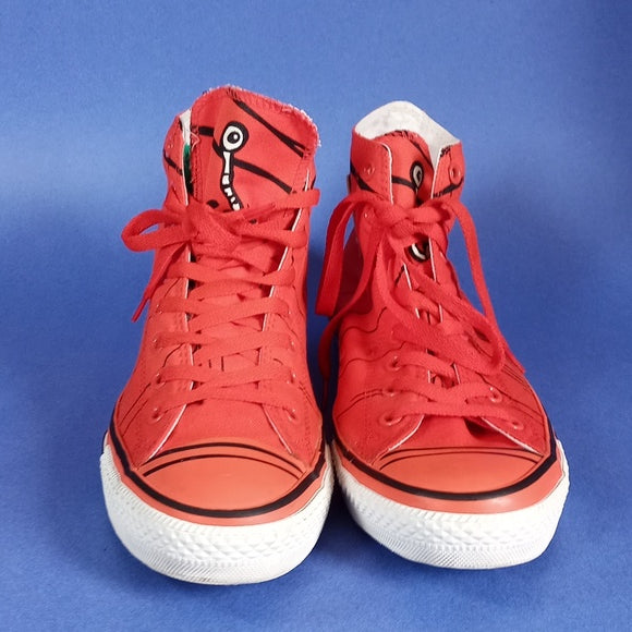Rare Converse Cat In The Hat Hi Top Dr Seuss Book Thing Shoes UNISEX
