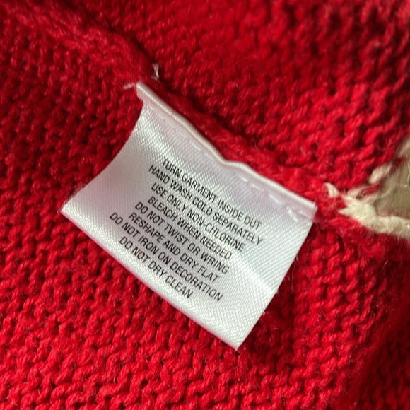 Vintage Ugly Christmas Sweater With Falling Snowflake on Town