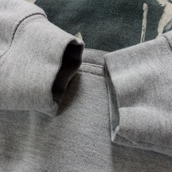 Tu-Pac Grey Essential Graphic Hoodie Sweater Unisex