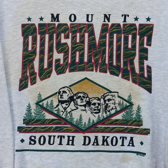 VINTAGE 90s Mount Rushmore South Dakota Crewneck Sweater