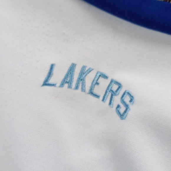 L.A. Lakers Baby Blue Majestic Hardwood Classic Basketball Jersey