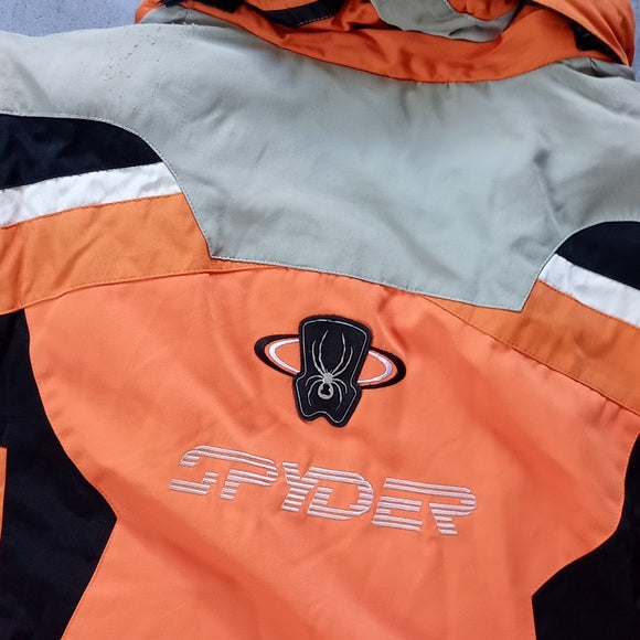 Vintage 90s SPYDER Ski Jacket Orange Entrant Dermizax-EV