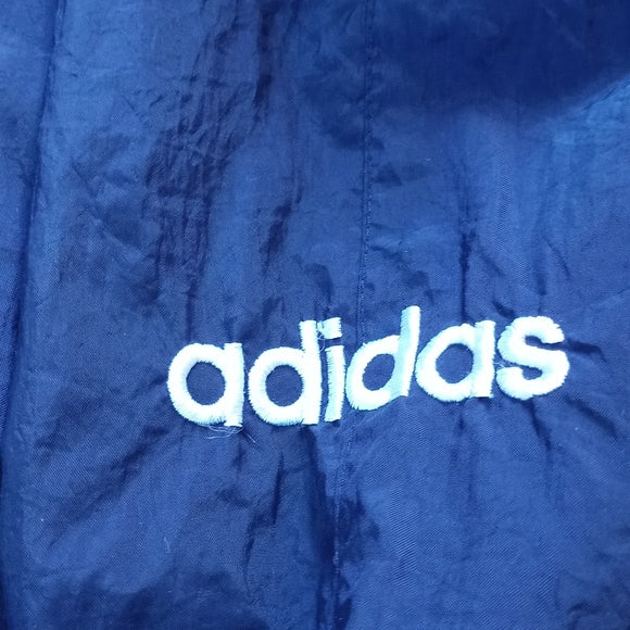 Vintage 90s Adidas Essential Striped Windbreaker Jacket UNISEX
