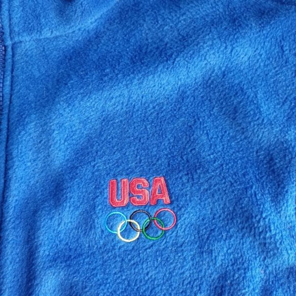 Team USA Olympic Zip-Up Fleece Vest