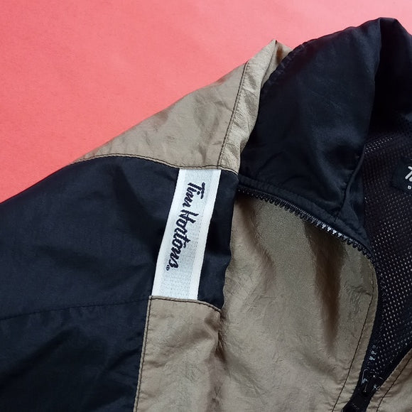 Vintage Tim Hortons Colour Block Windbreaker Jacket By Stephan Caras UNISEX