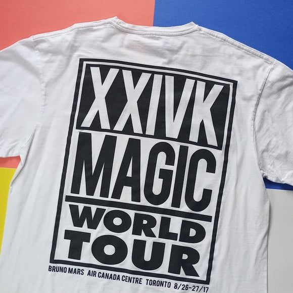 Bruno Mars XXIVK Magic World Tour Air Canada Centre Toronto 8/26-27/17 T-Shirt