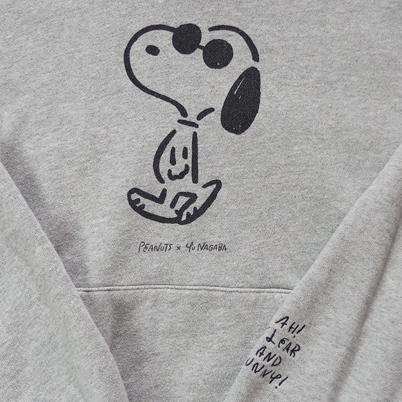 Snoopy Peanuts x Yu Nagaba UNIQLO Hoodie Grey UNISEX