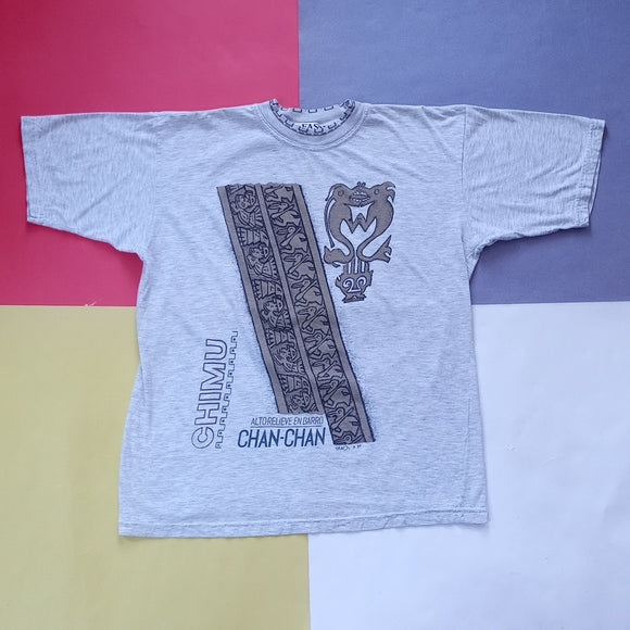 Vintage 1997 CHIMU Alto-relieve En Barro Chan-Chan Peru T-Shirt