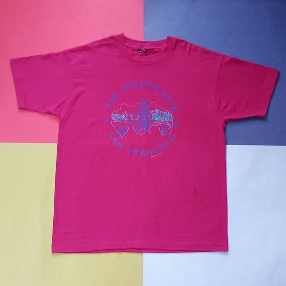 Vintage 1996 Single Stitch The Golden Gate Bridge San Francisco T-Shirt