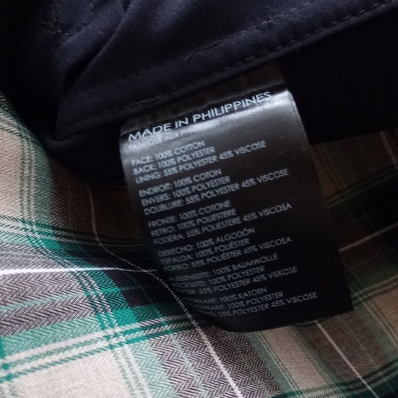 Club Monaco PLAID MAC COAT Button-down Pea Coat