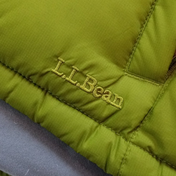 L.L.Bean Goose-down Green Puffer Jacket