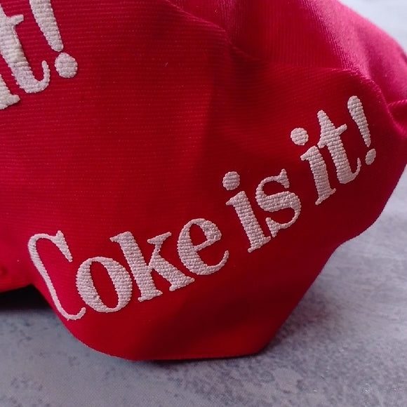 Vintage 1980s Coca-Cola Coke is it! Painters Hat