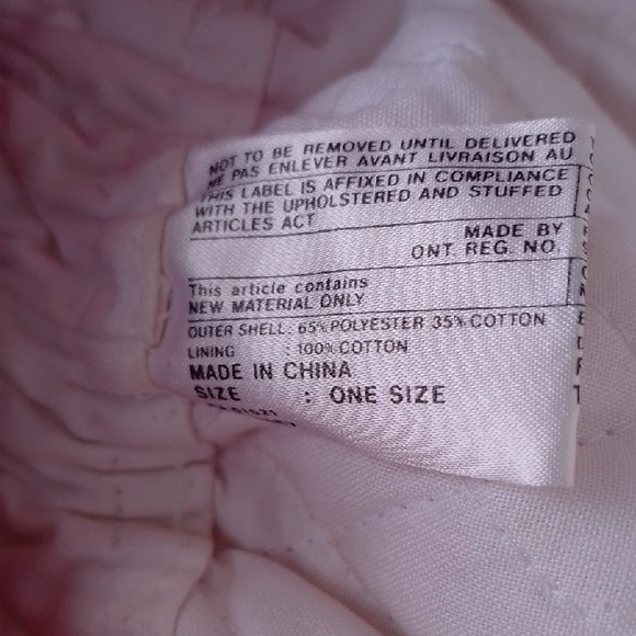 Rare Vintage 90s Disney Beauty and the Beast Pink Winter Cap/Hat