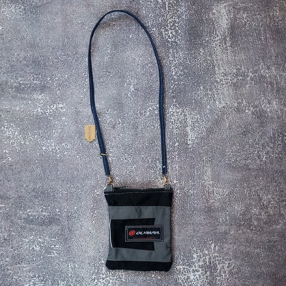 One-of-a-Kind Reworked OLYMPIA Motorcycle Jacket Crossbody Bag – Unisex