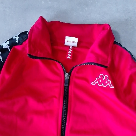 Kappa Red and Black Track Jacket