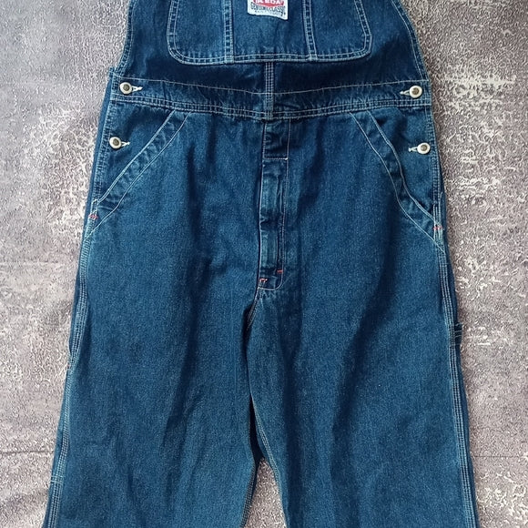 Vintage IKEDA Blue Denim Overalls Made In Canada
