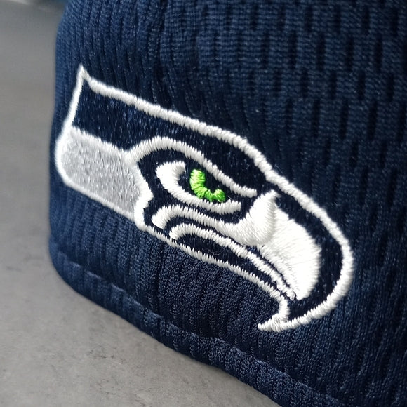 NWOT New Era Seattle Seahawks 2022 NFL Sideline Coaches Navy 39THIRTY Hat