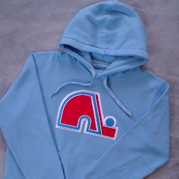 NHL Quebec Nordiques Blue Bulletin Hoodie