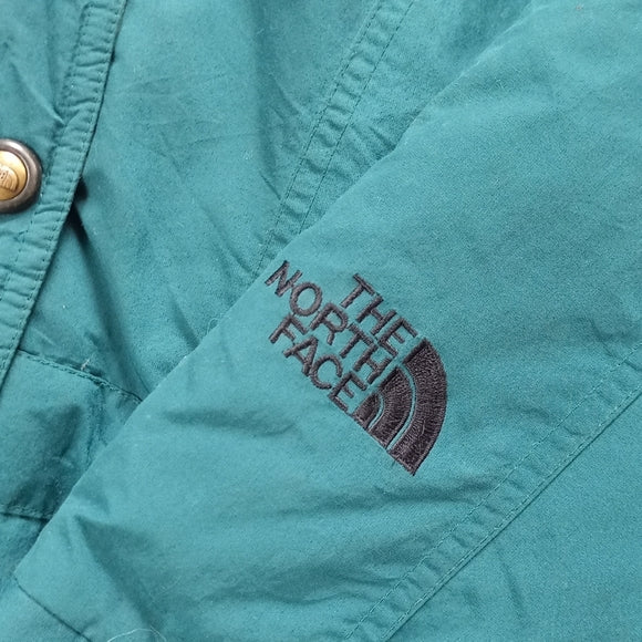Women's Vintage The North Face Goose Down Winter Jacket Green